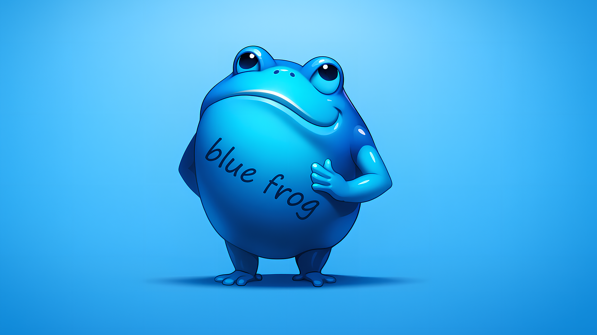 AI副業ブログ100記事達成！bluefrogのAIツール活用と副業継続を象徴するイメージ